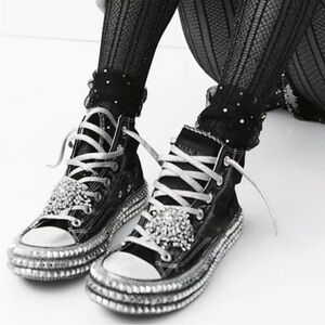 Nan-Ku x Free People Studded Hi tops Size 36 / 6-6.5